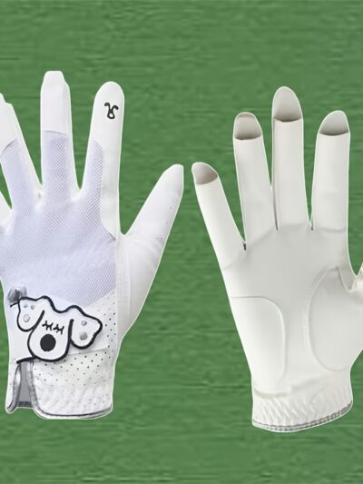 1 Pair of New Golf Women's Open Finger Gloves