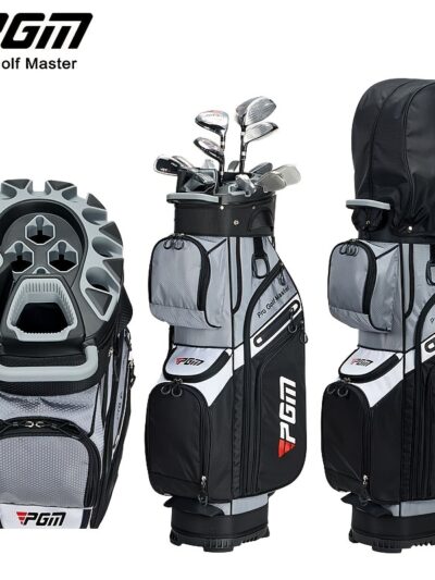 PGM Golf Cart Bag with 14 Way Organizer Divider Top, Premium Cart Bag