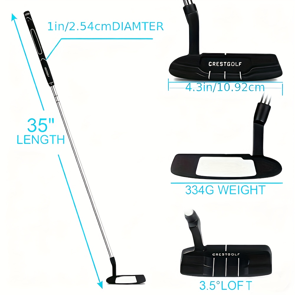 CRESTGOLF Golf Putter, Blade Putter for Men, Golf Club, 36 Inches, Right-Handed - Image 8