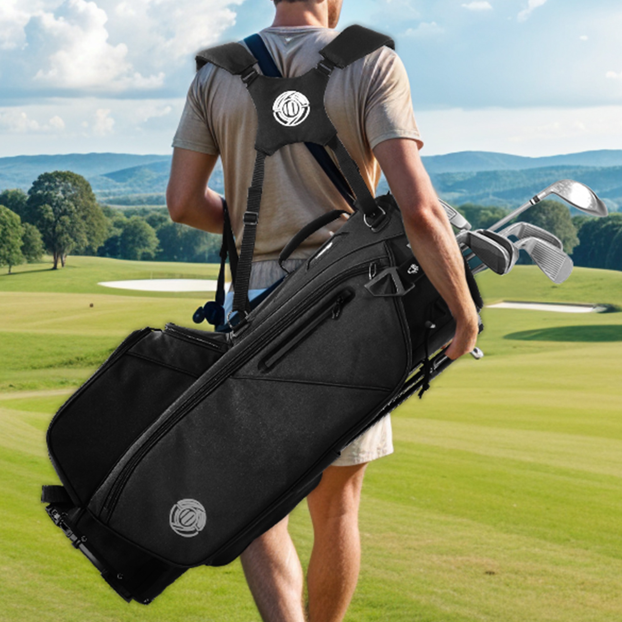 Shop source 14-Way Heavy-Duty Golf Stand Bag with Stand - Image 9