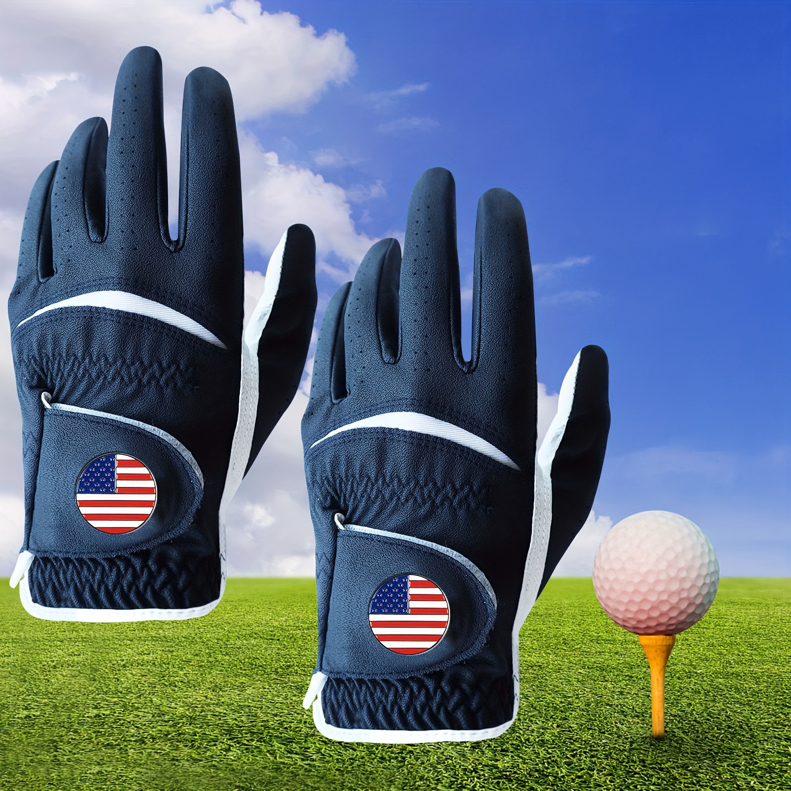 2-Pack Men's Golf Gloves for Left and Right Hands - Image 4
