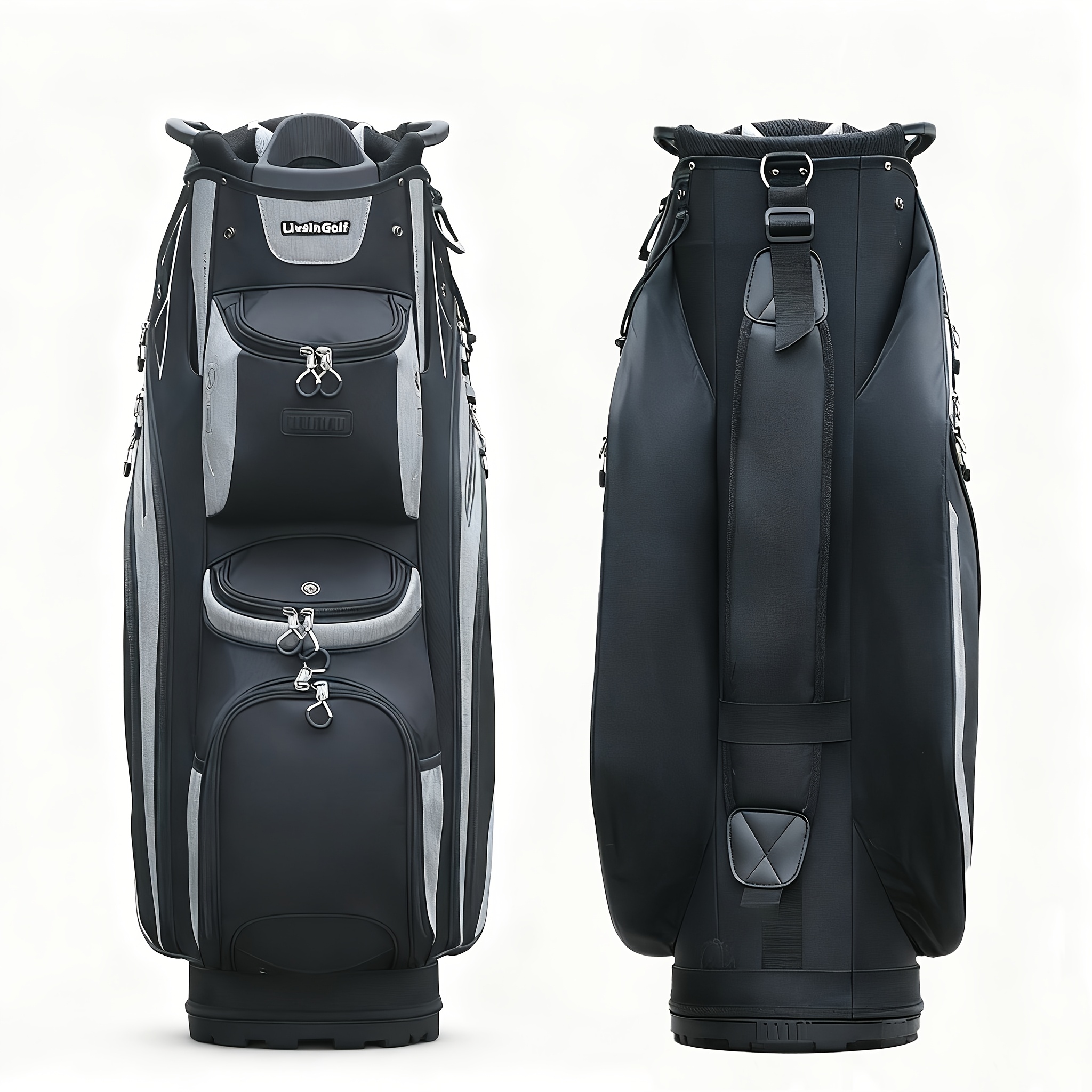 14-Divider Full-Length Golf Bag with Dual Handles & Dividers