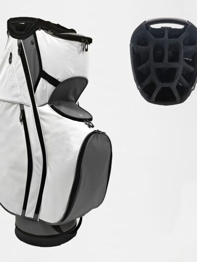 LIVSINGOLF Professional Full-Length Golf Cart Bag with 14-Way Dividers & Multi-Compartment Organization