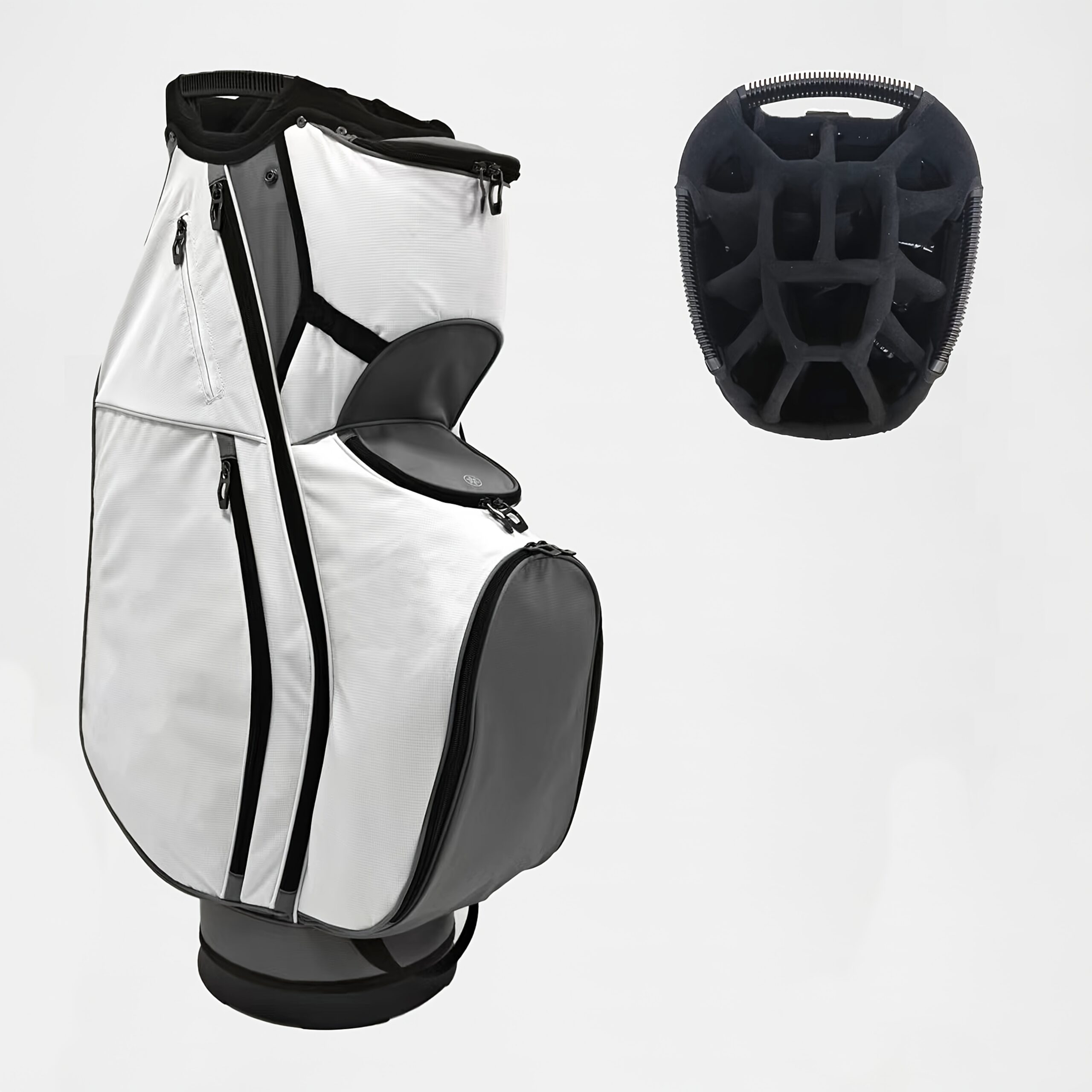 LIVSINGOLF Professional Full-Length Golf Cart Bag with 14-Way Dividers & Multi-Compartment Organization