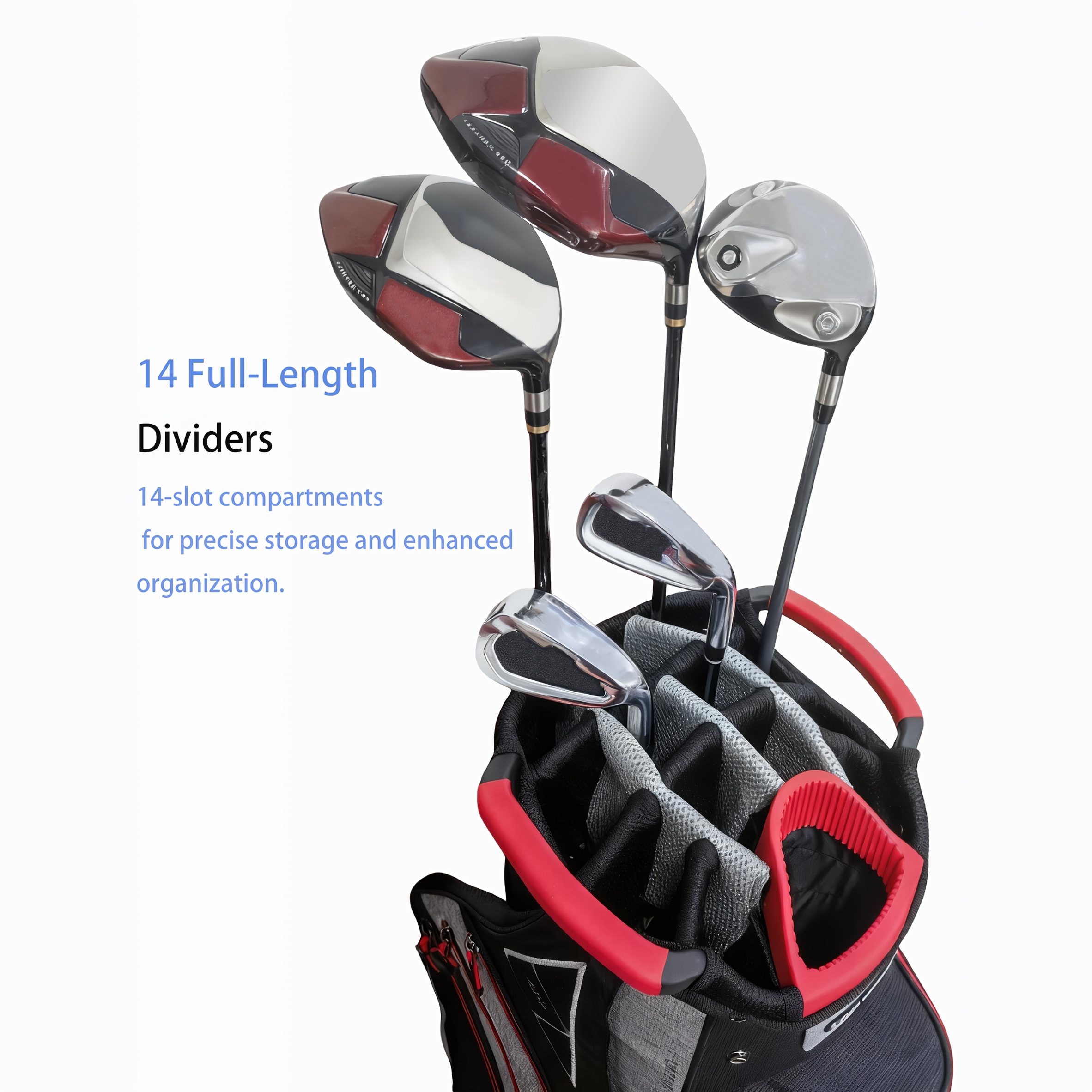 14-Way LivsinGolf Golf Cart Bag - Image 2