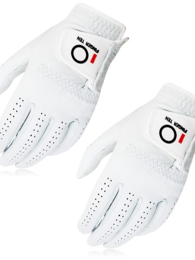 2 Pack Men's Golf Gloves Left Hand