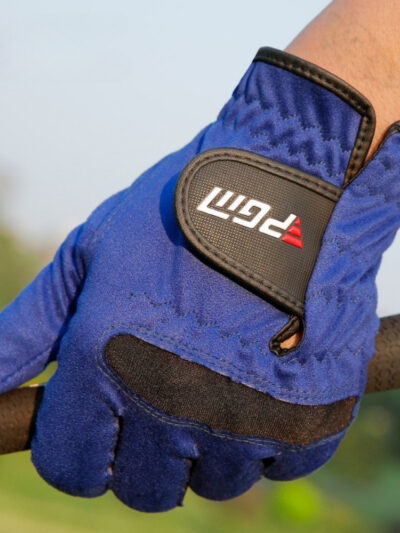 Men's Golf Glove - Non-Slip Grip, Sweat-Wicking & Breathable Golf Glove with Hook-and-Loop Closure