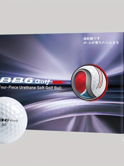 MIRAI 4-Layer Golf Balls with Green Alignment Lines – Soft Feel, High Spin Control, Stable Flight – Recommended for Experienced Players Seeking Long-Distance Performance