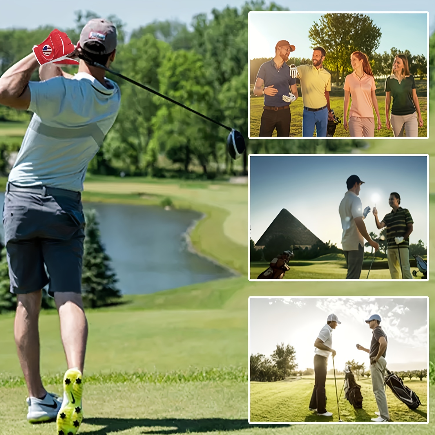 2-Pack Men's Golf Gloves for Left and Right Hands - Image 2