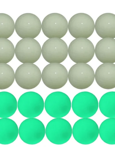 Golf Night Glow Balls Automatically Absorbs Light and Illuminates Night Golf Fluorescent Ball 10pcs