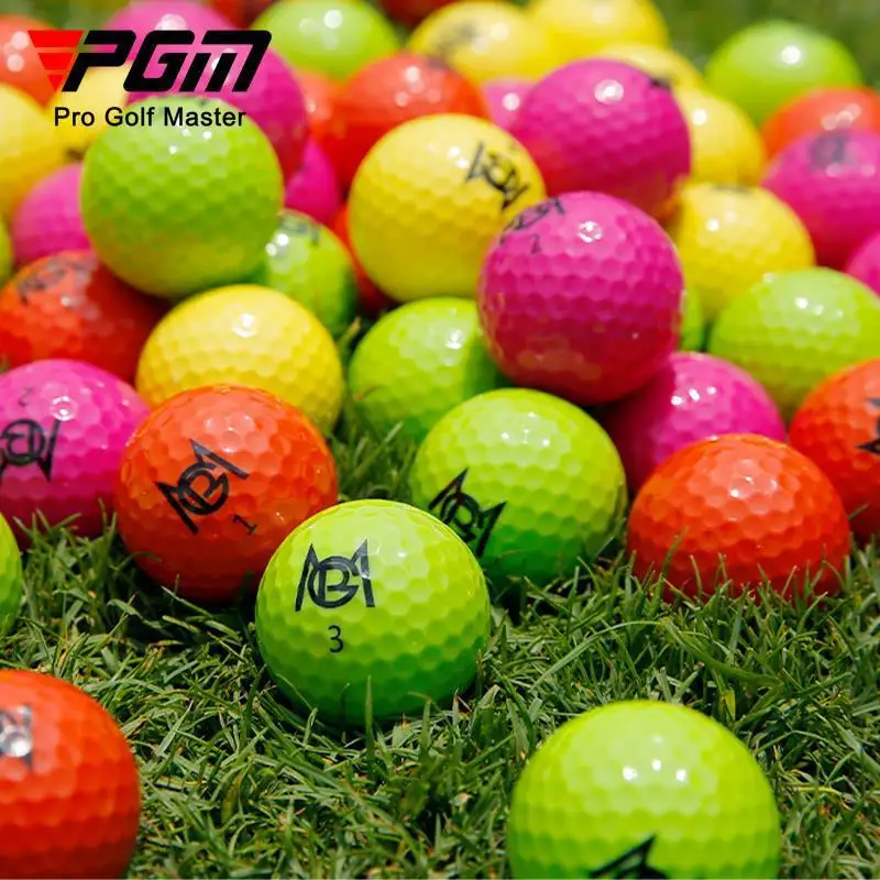 PGM golf colored ball two-layer competition ball golf double-layer ball 12 pack gift box Q029 - Image 2
