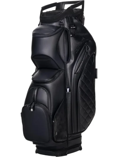2025 SLC-130LE Luxury 15 Way Full Length Dividers Golf Soundless Synthetic Leather Cart Bag Customized