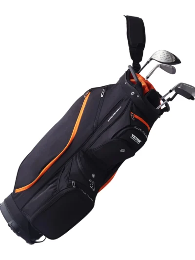 SucceBuy Golf Cart Bag with 14 Way Organizer Divider Top 36” 13 Pockets Premium Cart Bag