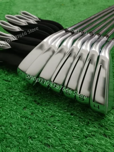 TaiFu 2025New Men's p790 Golf Clubs silvery P790 Golf Irons fifth generation 7pcs 4-9P R/S/SR Flex Steel/Graphite Shaft