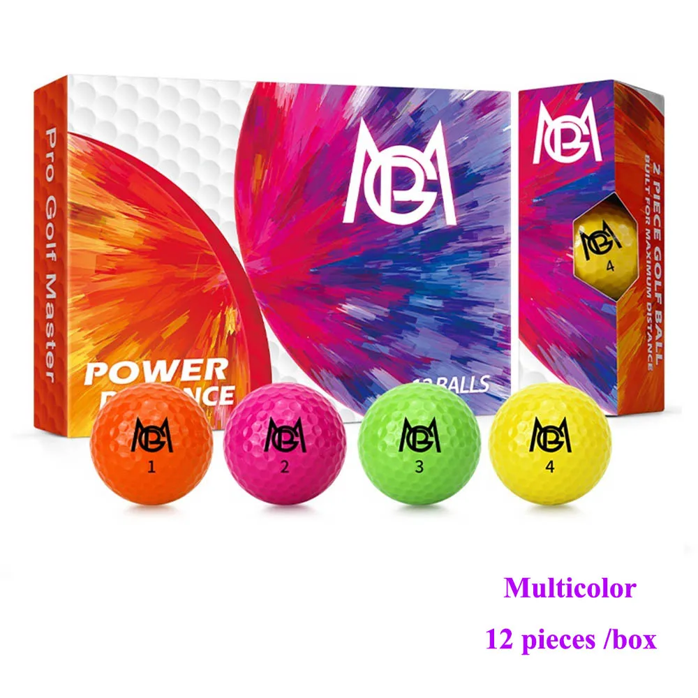 PGM golf colored ball two-layer competition ball golf double-layer ball 12 pack gift box Q029 - Image 7