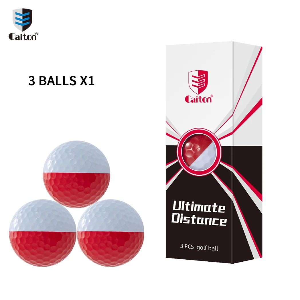 Caiton 12/6/3pcs Three-layer High Rebound pro Ball , Easy To Play Long Distance, Professional Competition Control Golf Ball - Image 9