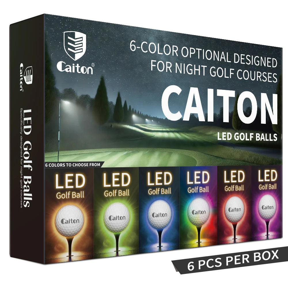 Caiton 6pcs LED Golf Balls , Ultra-Bright, Impact-Activated, Long-Lasting Glow, Night Golf Essential, Great Gift Idea - Image 7