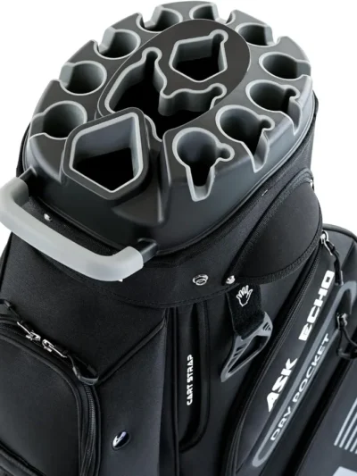 2024 T-Lock Golf Cart Bag with 14-Way Organizer Divider Top Premium Cart Bag