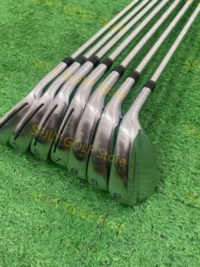 2025 New Men's Golf Clubs silvery p790 Golf Irons fifth generation 7pcs 4-9P R/S/SR Flex Steel/Graphite Shaft