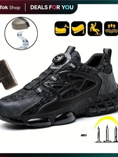 Men's Safety Sneakers with Swivel Buckle