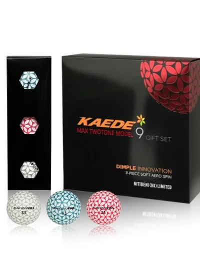 Kaede Sakura Golf Balls for Ladies Long Distance Triple Layer 9pcs Set Golf Ball Sports & Entertainment Equipment