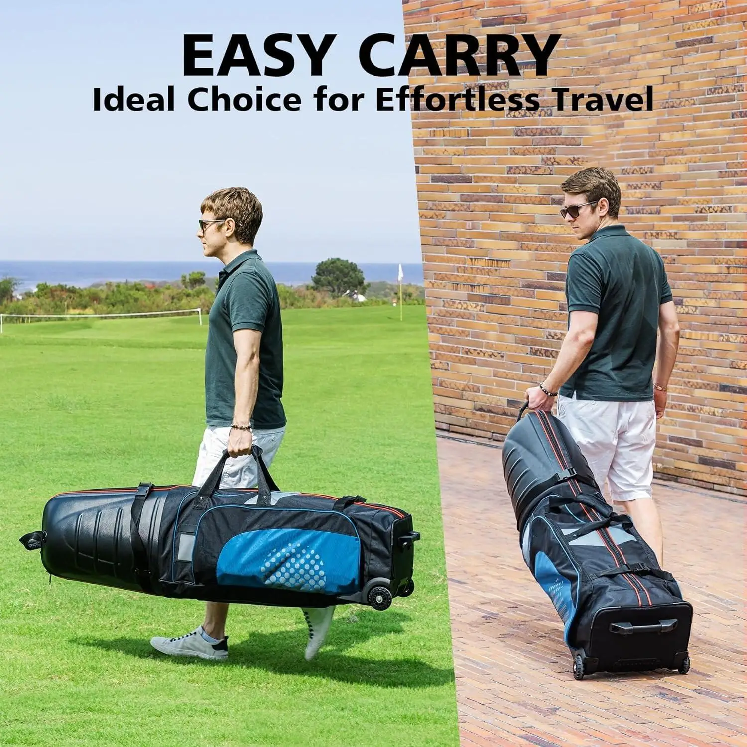 Golf Travel Bags for Airlines with Wheels - Image 5
