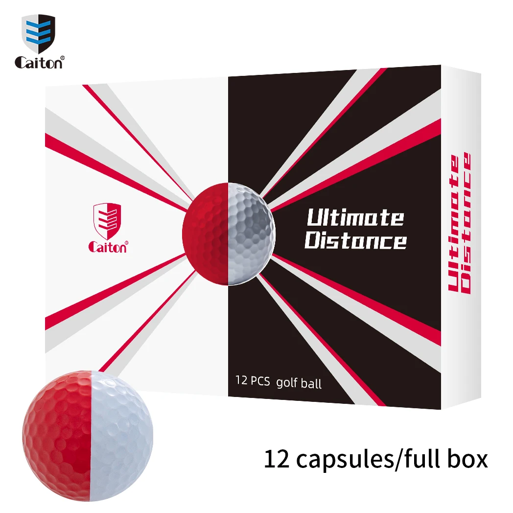 Caiton 12/6/3pcs Three-layer High Rebound pro Ball , Easy To Play Long Distance, Professional Competition Control Golf Ball - Image 8