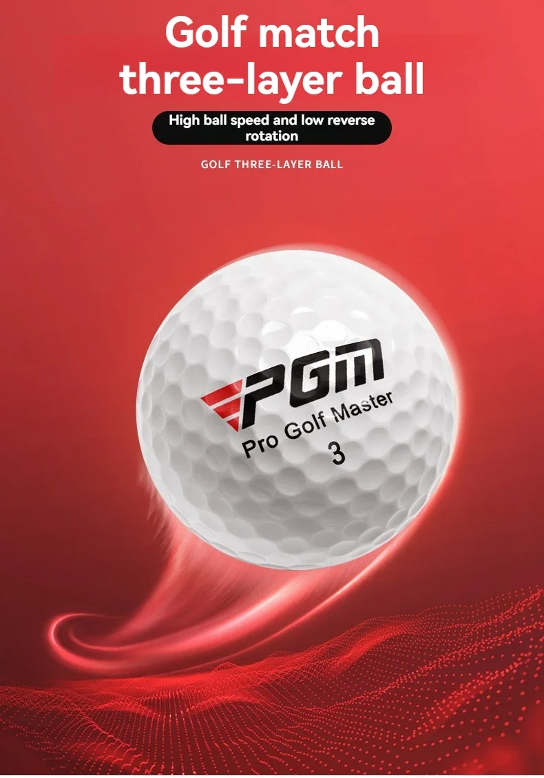PGM Official 3-Layer Premium Golf Balls Practice - Image 6