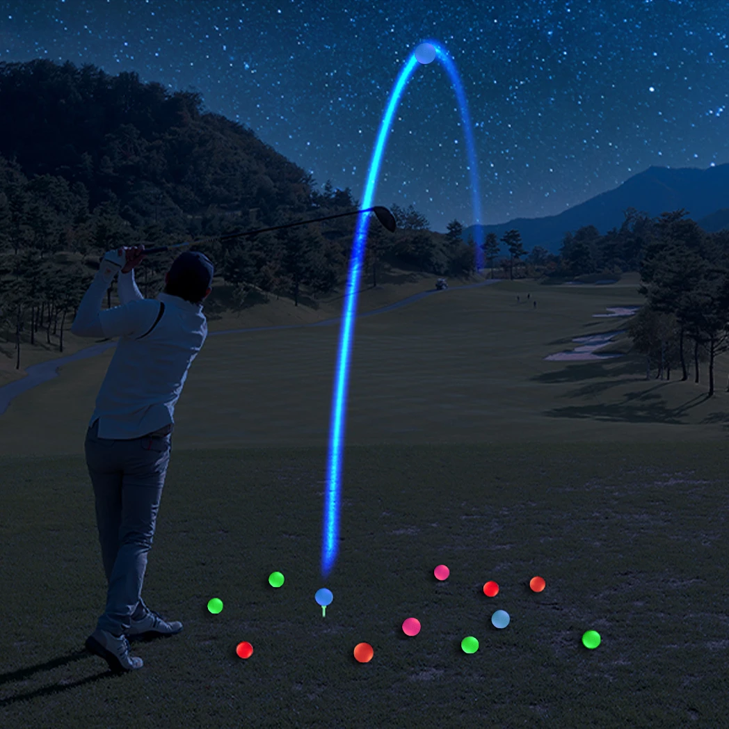 Caiton 6pcs LED Golf Balls , Ultra-Bright, Impact-Activated, Long-Lasting Glow, Night Golf Essential, Great Gift Idea - Image 5