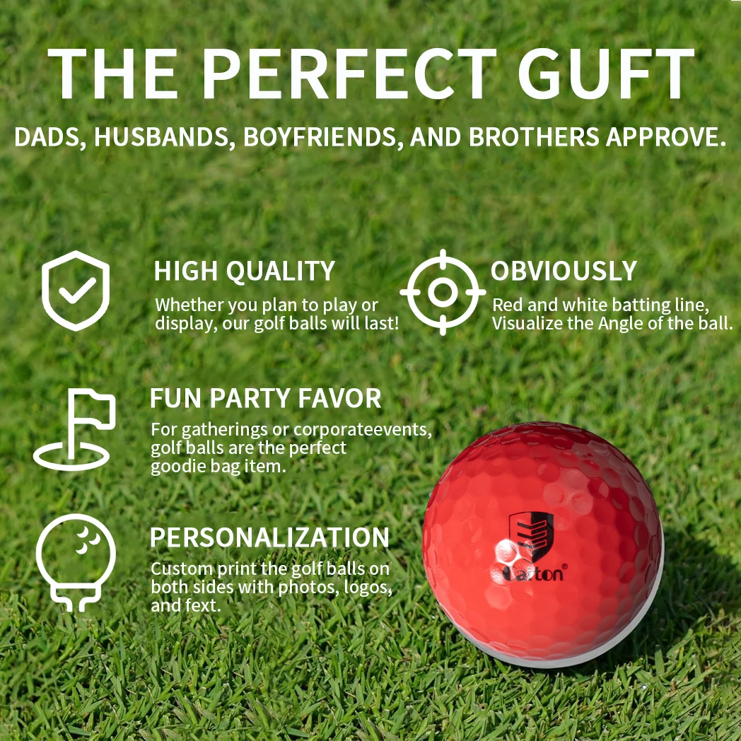 Caiton 12/6/3pcs Three-layer High Rebound pro Ball , Easy To Play Long Distance, Professional Competition Control Golf Ball - Image 5