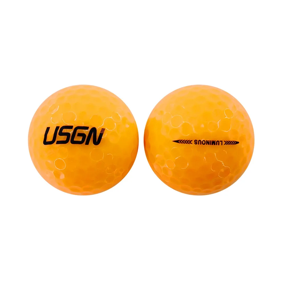 Golf Ball USGN Glow-in-the-dark Golf Ball Two-tier Competition Automatic Light Absorption Night Practice 6-pack Color Light Gift - Image 6