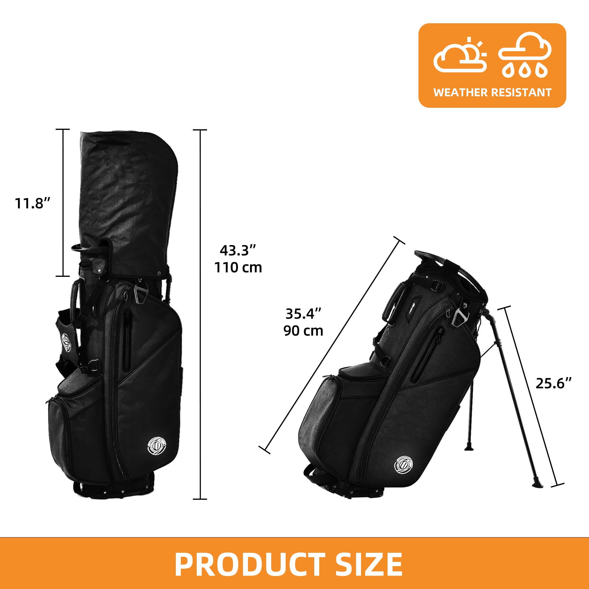 Shop source 14-Way Heavy-Duty Golf Stand Bag with Stand - Image 2