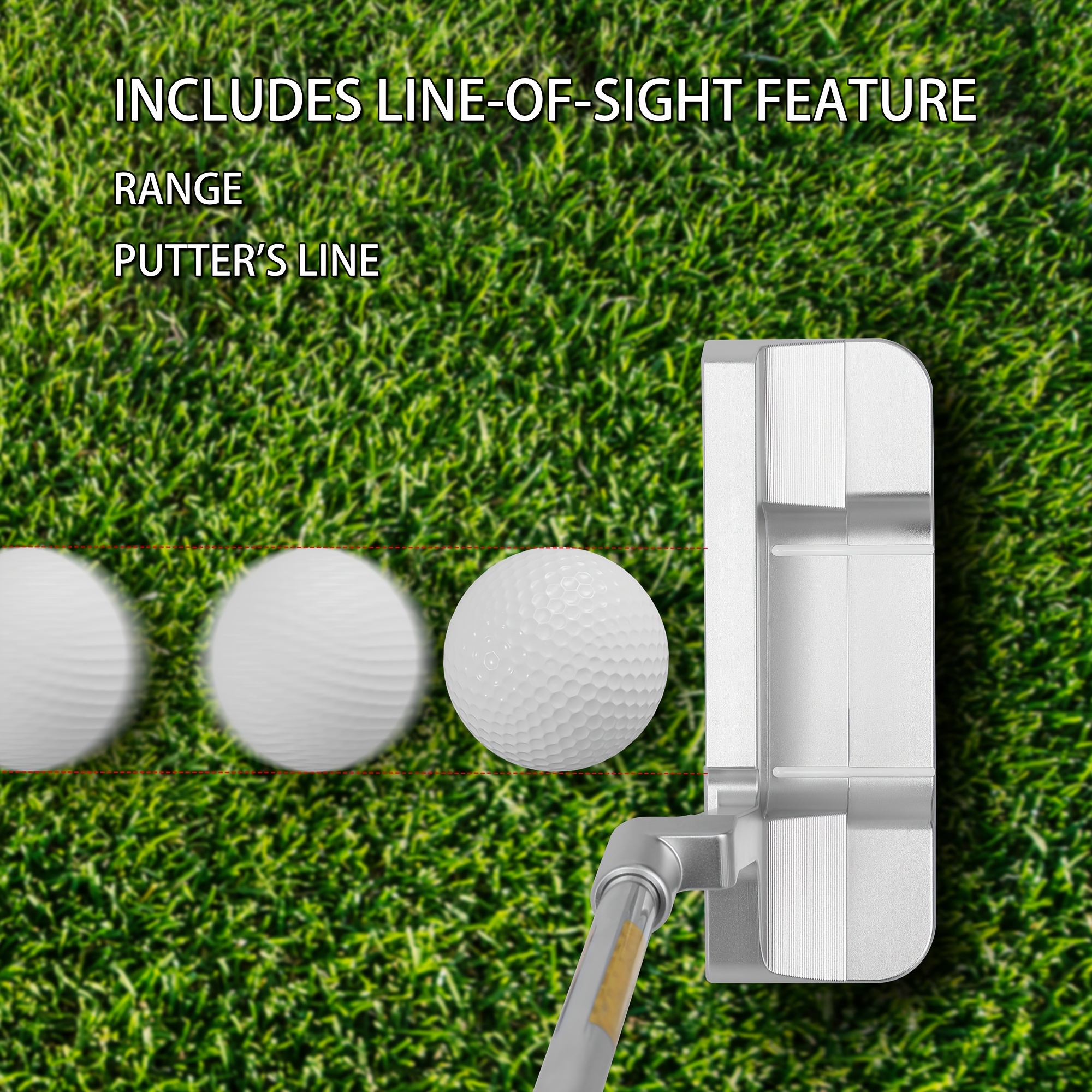 33/34/35inch golf putter, CNC forged stainless steel straight putter - Image 11