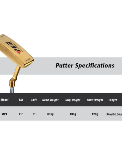 PGM 950 Steel Men's Golf Putter, Left Hand