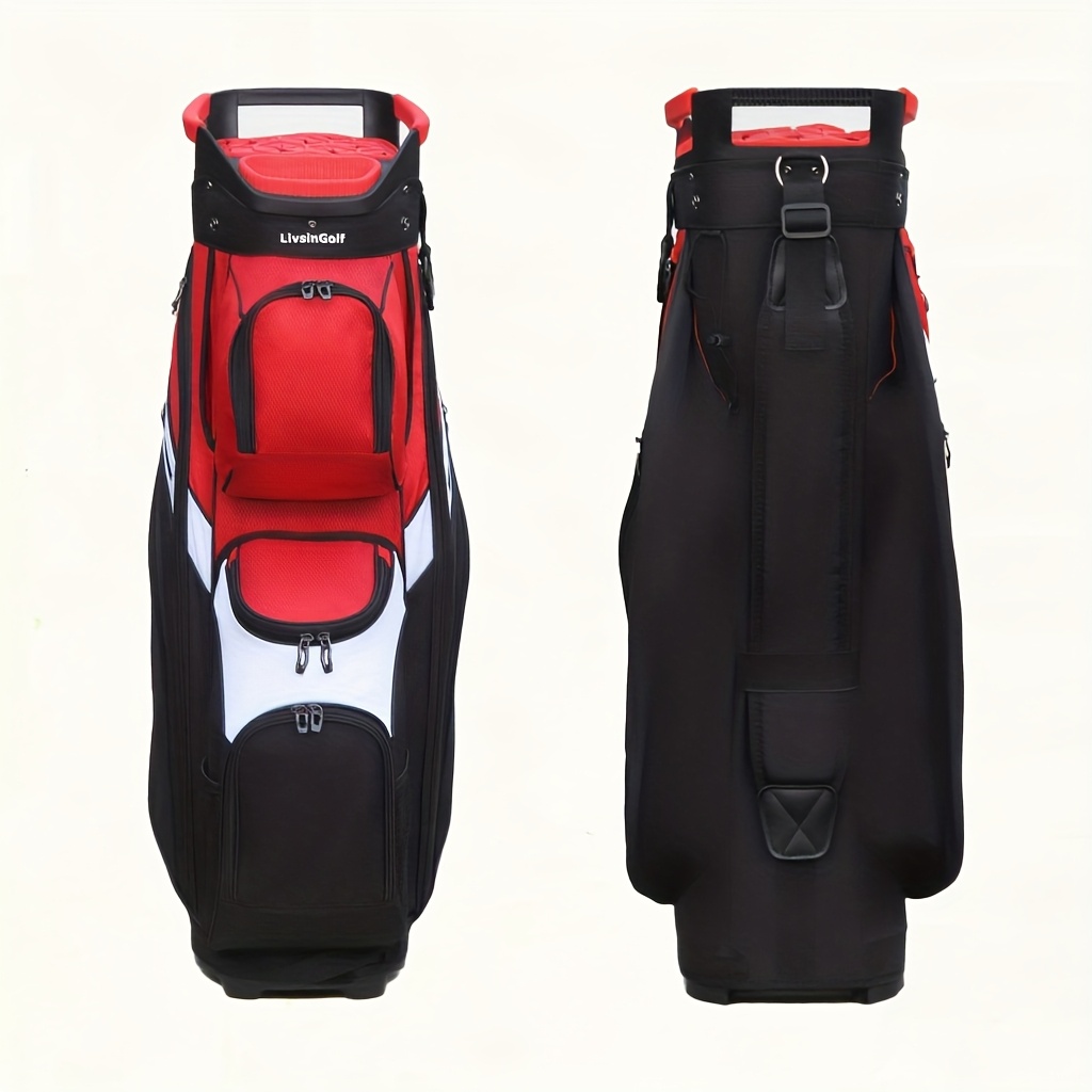 LivsinGolf 15-way Golf Cart Bag with Locking Club Dividers - Image 2