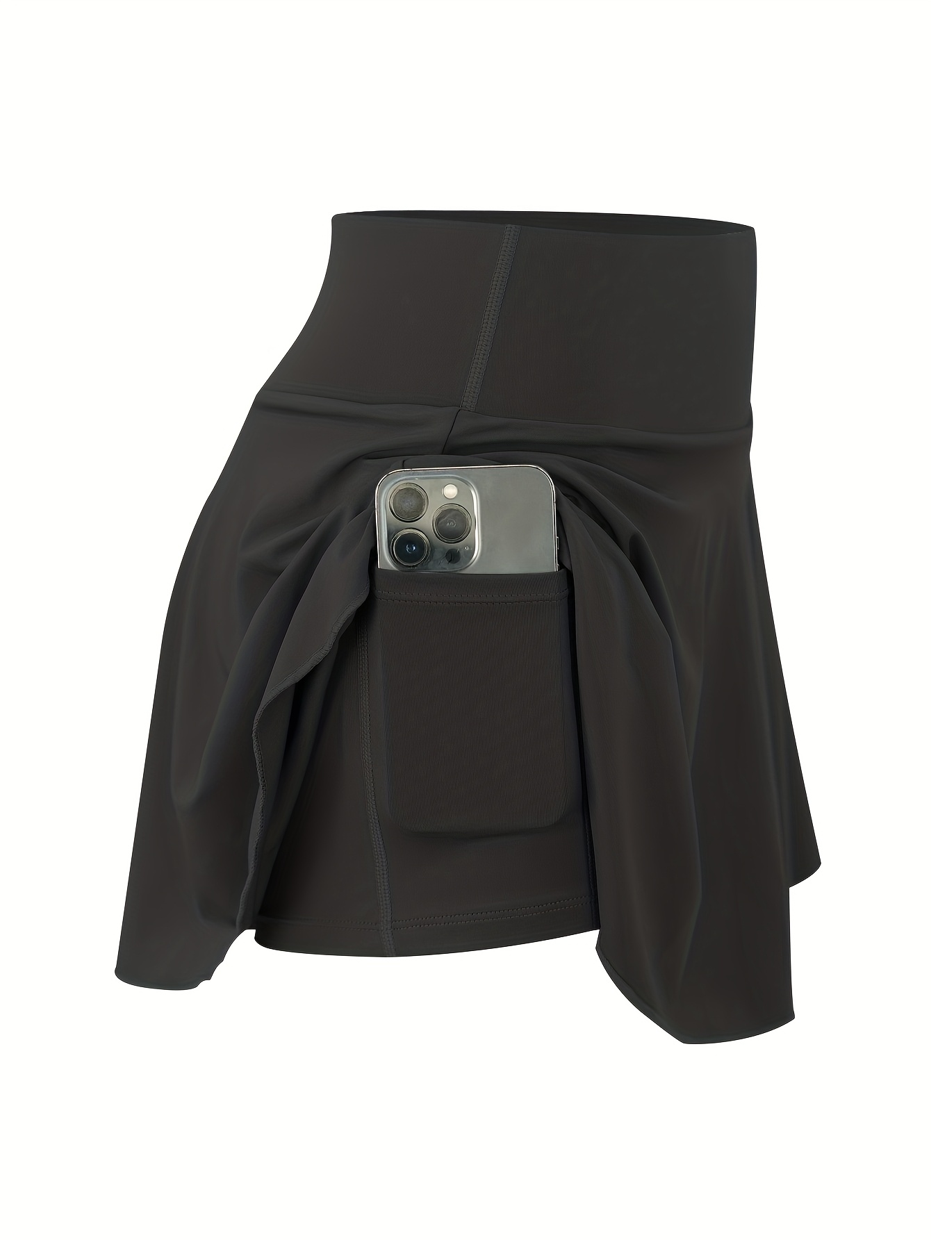 3pcs Women's Tennis Golf Skirt with High Waist and Pockets - Image 9