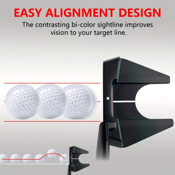 POSSOT New 304 Powder Metallurgy Black Color Stainless Steel Right Hand Golf Wedge Putter