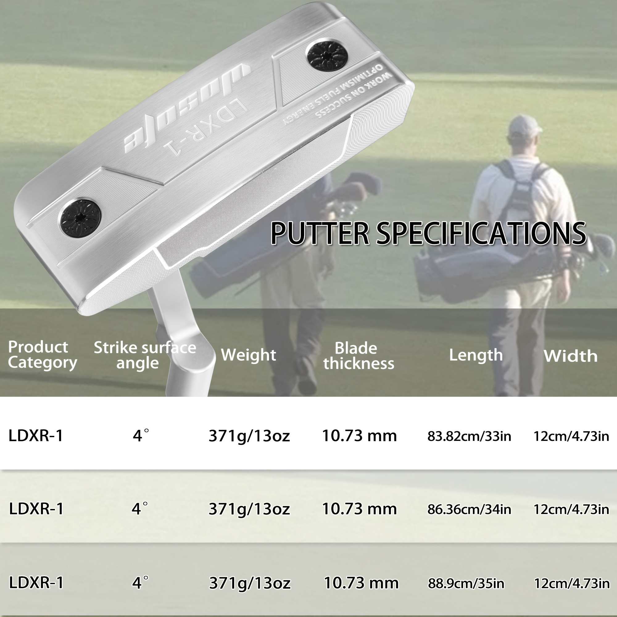 33/34/35inch golf putter, CNC forged stainless steel straight putter - Image 9