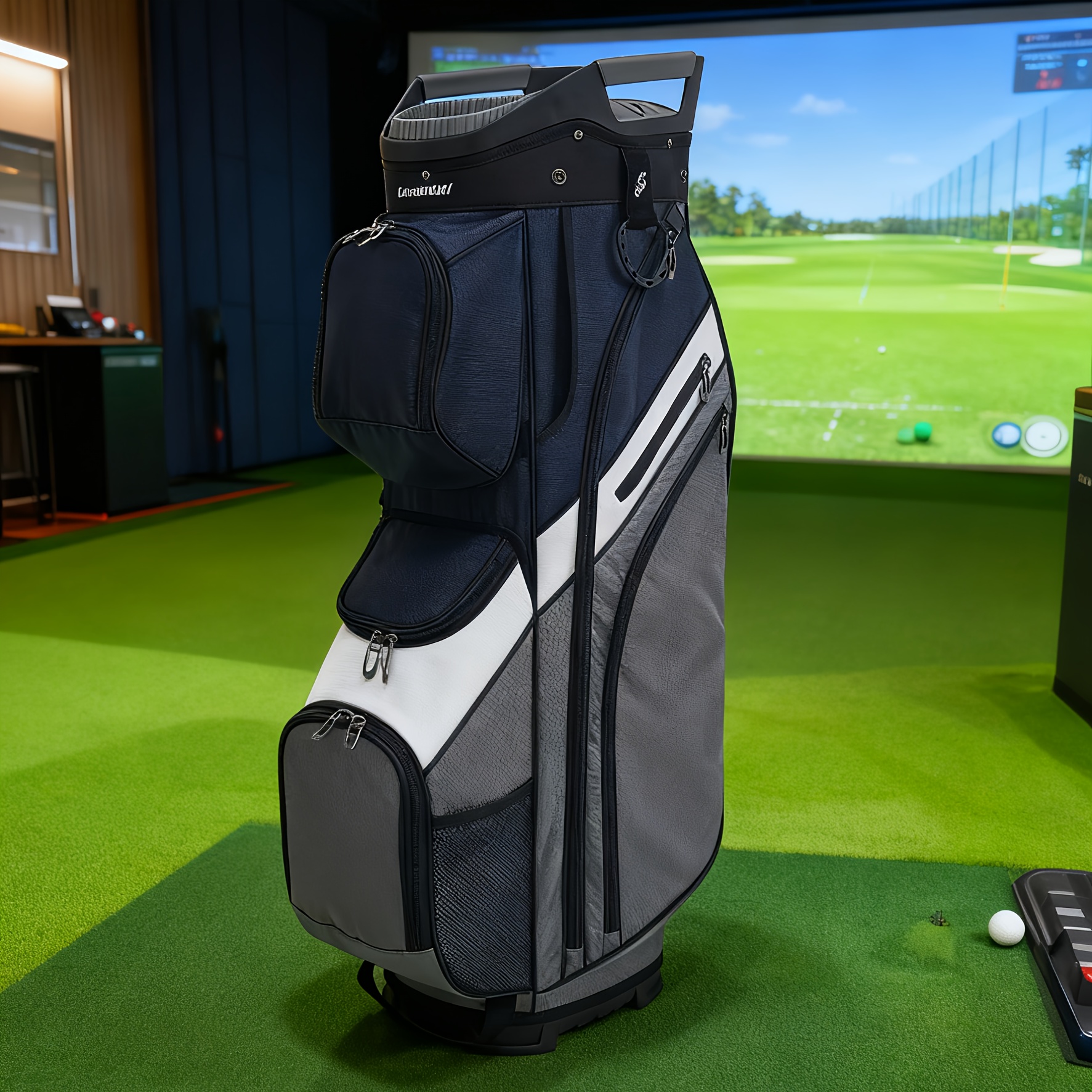 Livsingolf 15-Way Divider Lightweight Silent Stand Bag with Handle, Unisex - Image 4