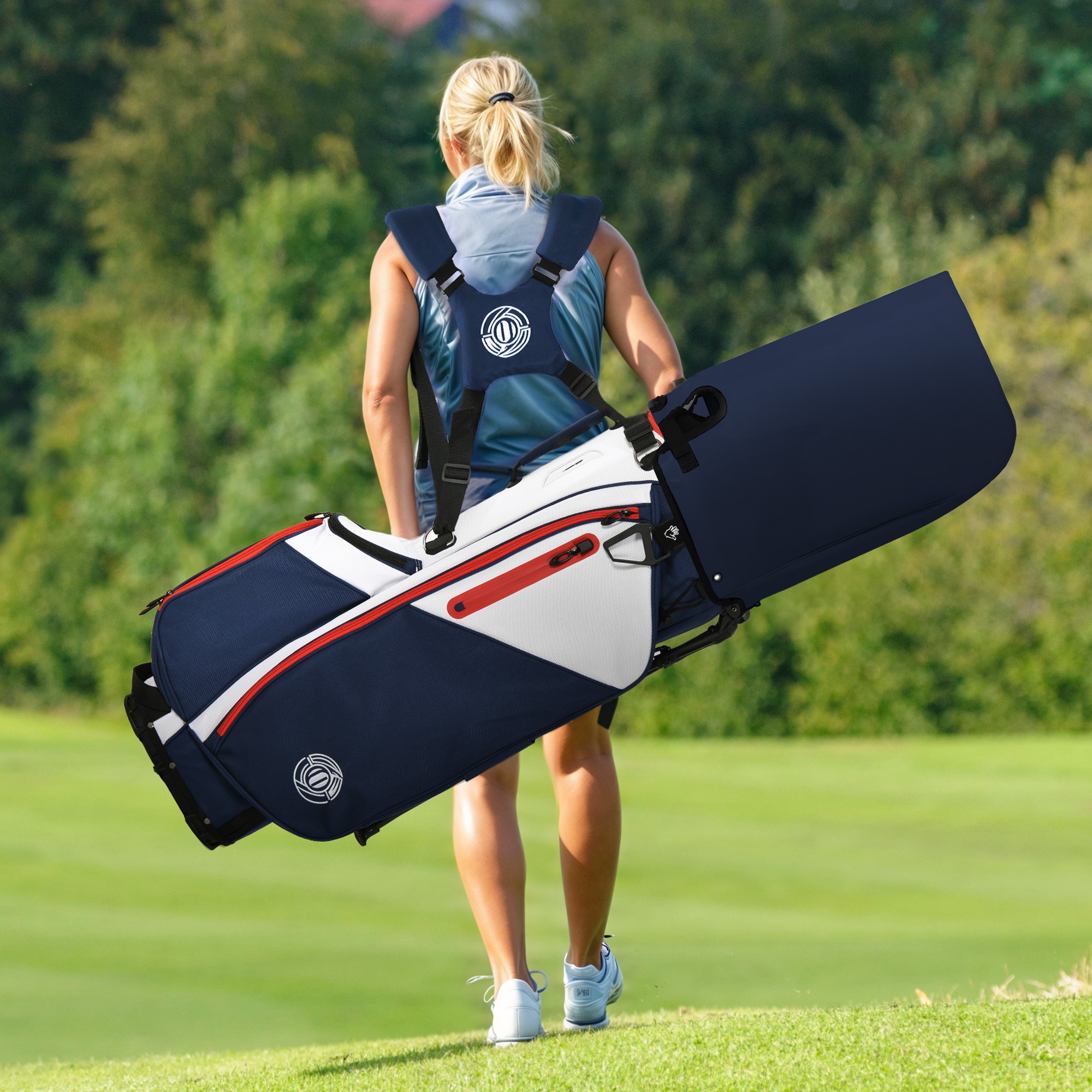 Shop source 14 Way Golf Bag with Stand, Lightweight Golf Stand Bag for Men Women - Image 5