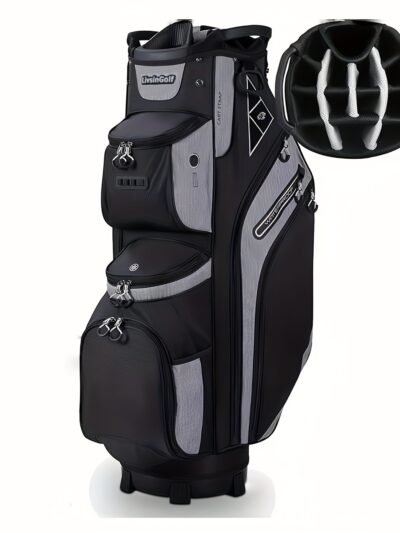 Livsingolf Full-Length Dividers Sturdy, And Spacious Cart Bag With Multiple Pockets For Organizing Golf Accessories