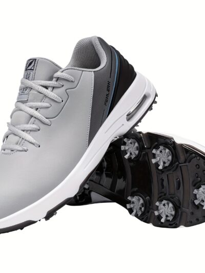 Sneakers, FENLERN Golf, Men's Golf Shoes, All-Terrain Grip, High Quality Cushioned, Practice-Ready, Soft Air Cushion,