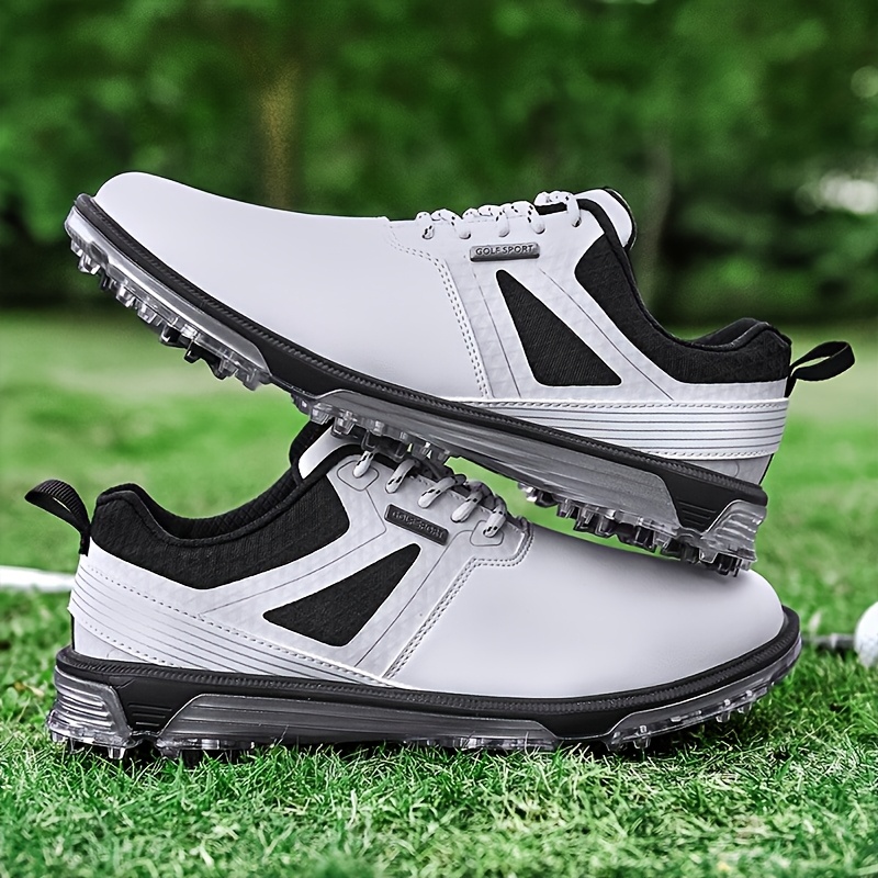 Men's Professional Golf Shoes with Fixed Nails