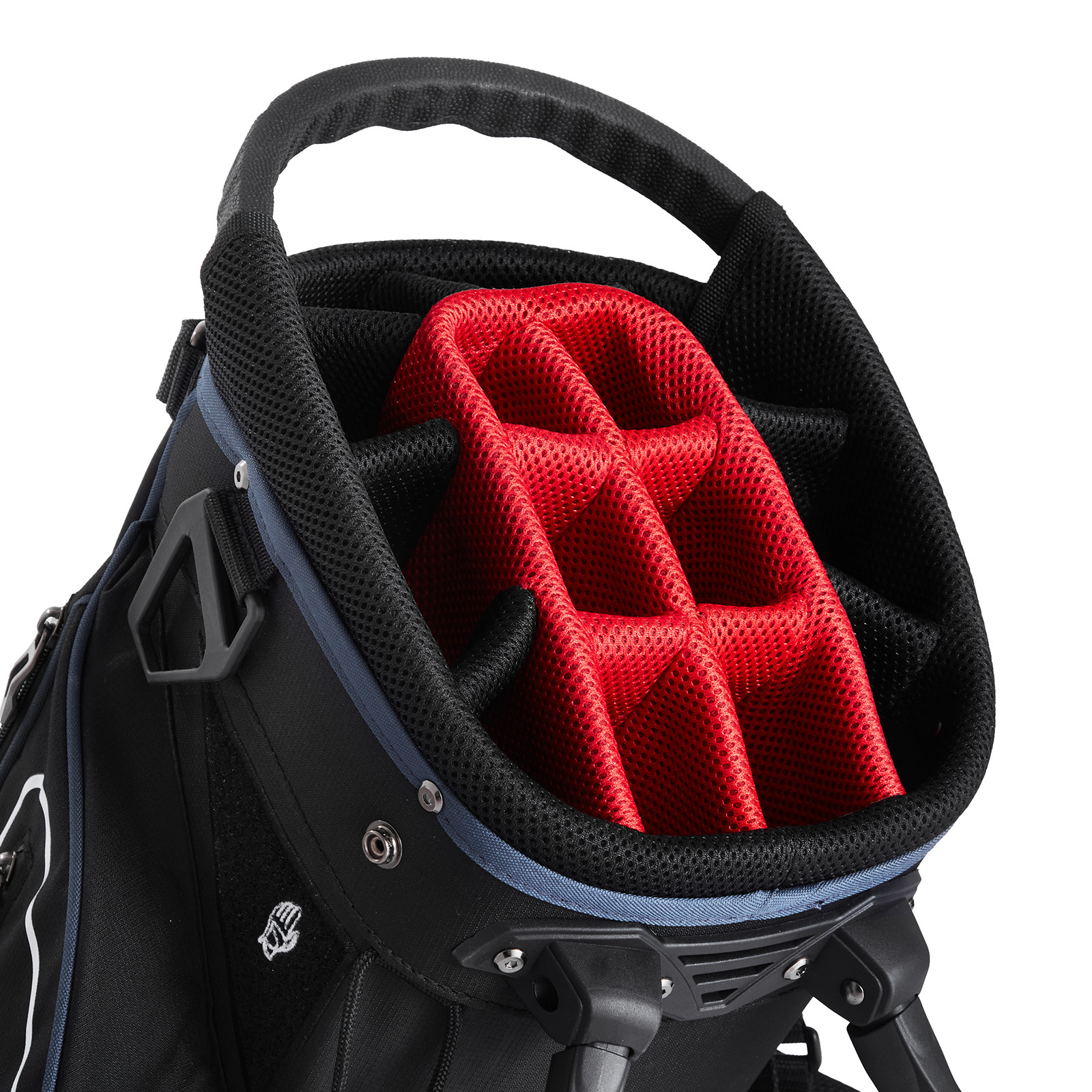 VEVOR 35” Golf Cart Bag with 14 Way Organizer Divider Top 11 Pockets Black White - Image 8