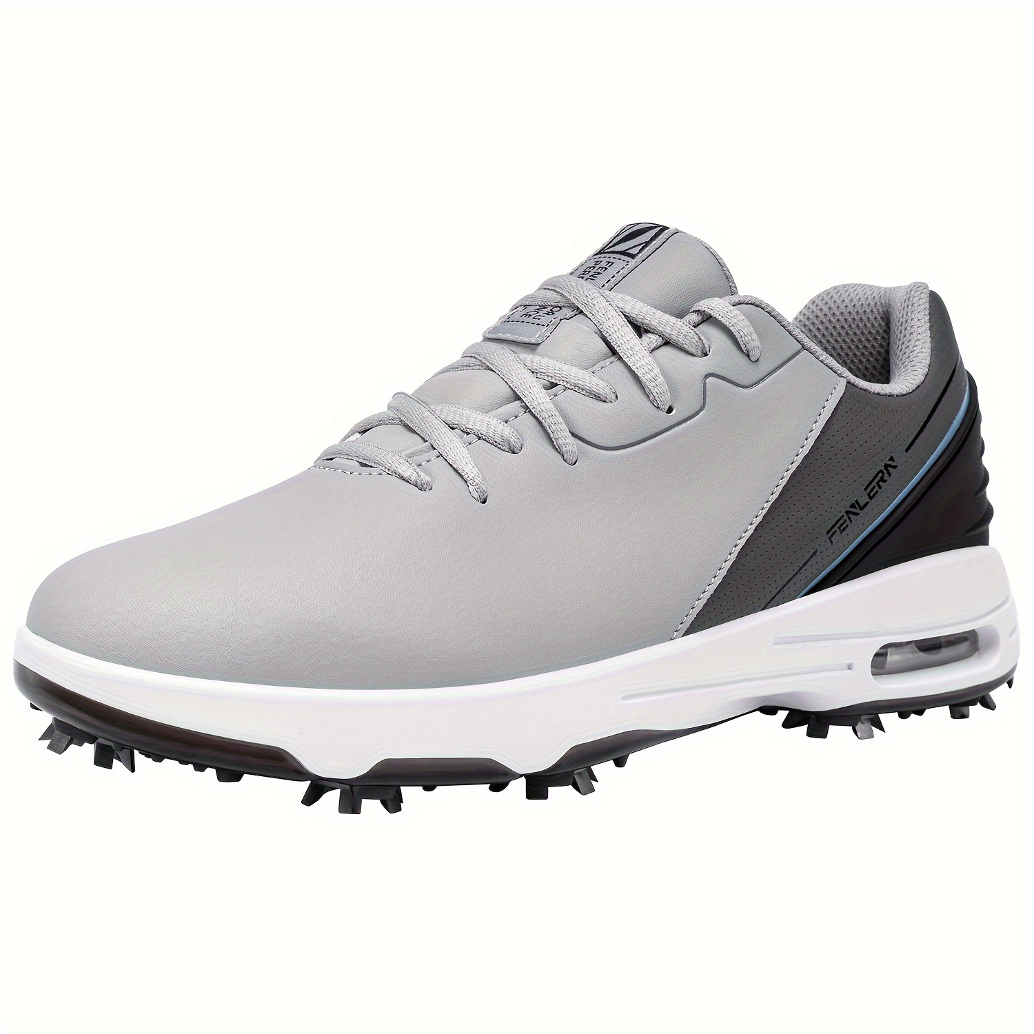 FENLERN Men's Waterproof & Breathable Golf Shoes with Cushioned Support, Full-Grip Cleats - Image 8