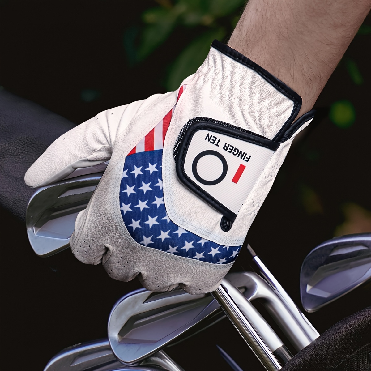 FINGER TEN Men's Golf Gloves 2pcs Left Hand All Weather GripSoft - Image 10