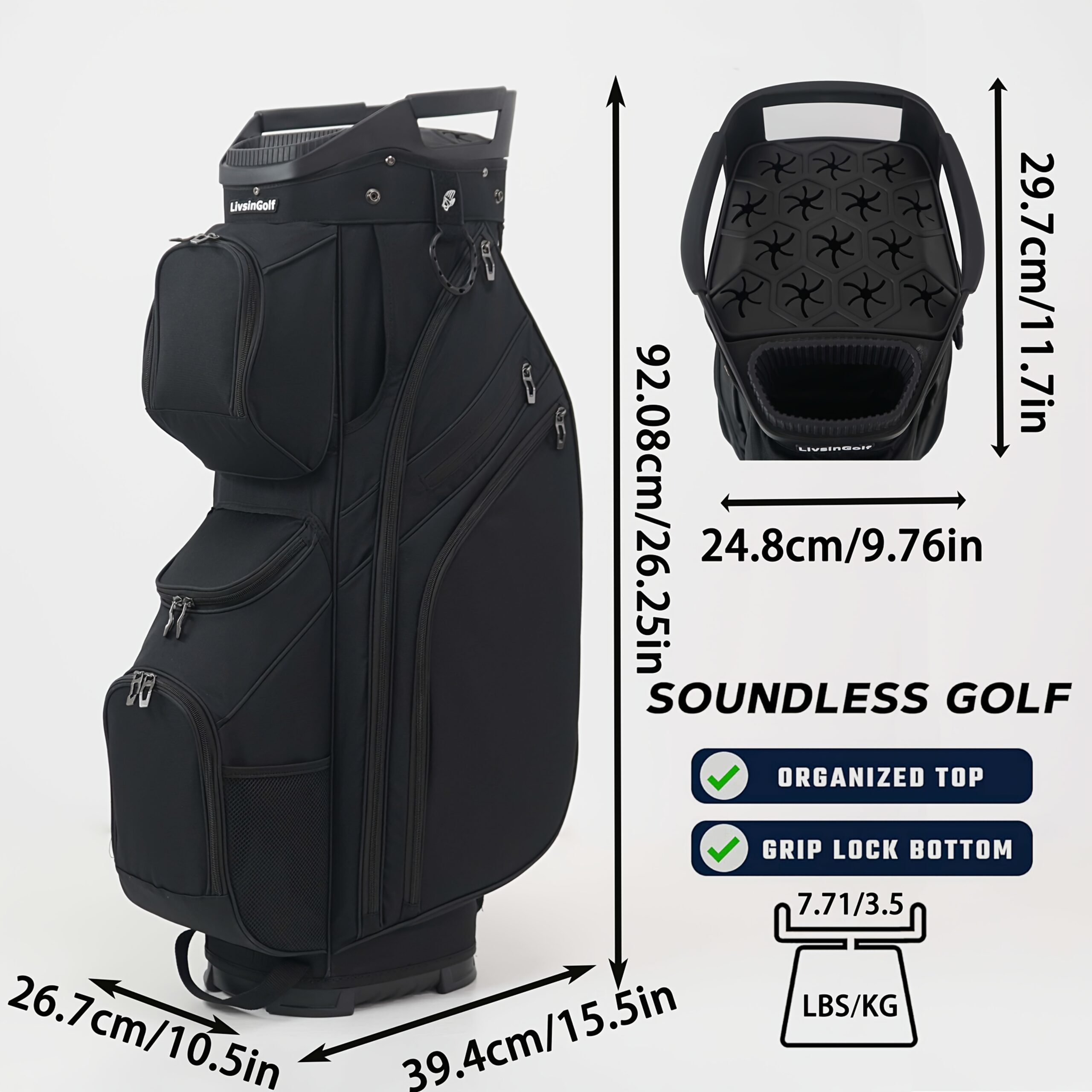 15-Way Full-Length Storage Dividers Golf for Cart - Image 7