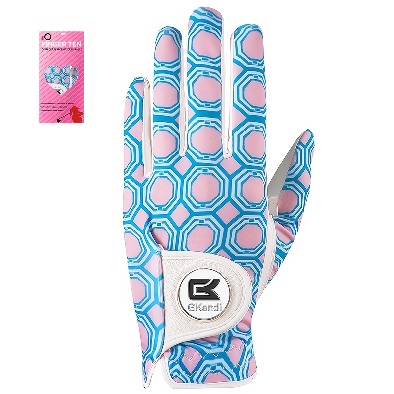 FINGER TEN Golf Gloves Women Left Hand with Ball Marker - Image 3