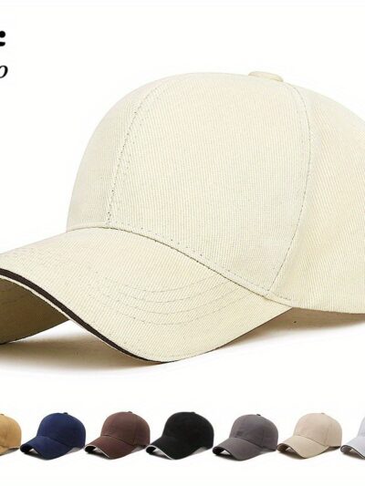 Baseball Caps Are Suitable for Men, Adjustable Sun Hats for Outdoor Sports