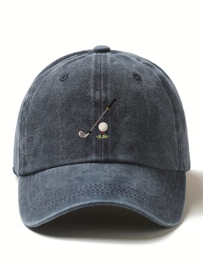Men's Adjustable Golf Club Embroidered Baseball Cap